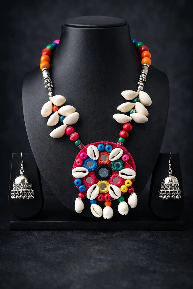 Boho Rangoli Statement Set